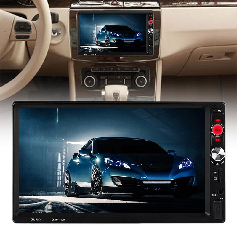 Car Audio Car MP5 1024*600 MP5 Player Remote Control Automobile Bluetooth AUX/USB/TF/FM 7 Inch