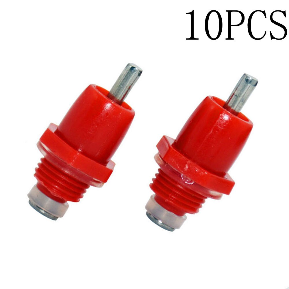 10-30 Pcs Poultry Chicken Nipple Drinker Drinking Fountain Red Spring Type Mouth Water Poultry Farming Feeding Equipment: 10pcs