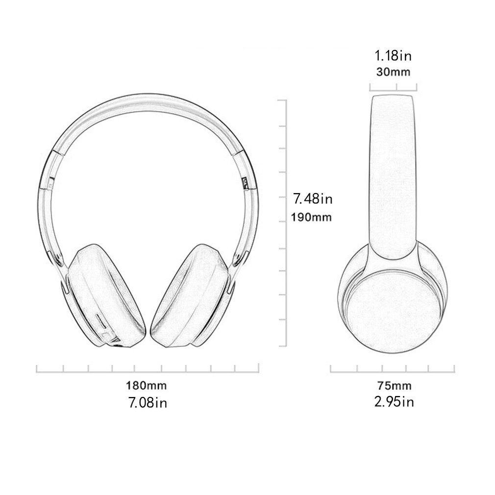 07S wireless headset V5.0 Sports Outdoors activities Folding telescopic Computer gaming headset Bilateral stereo