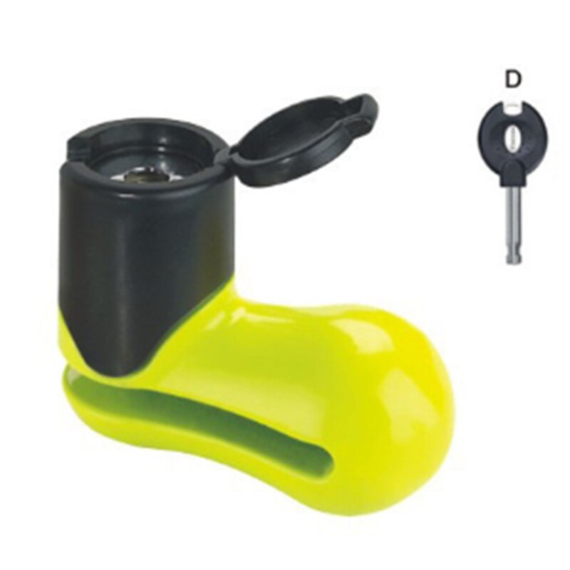 Universal Car Lock Motorcycle Electric Equipped with Disc Brake Lock: Green