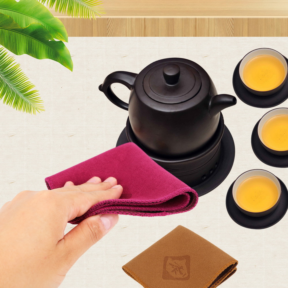 Servilletas de lino para mesa, utensilios de té, toalla de té, accesorios de cocina