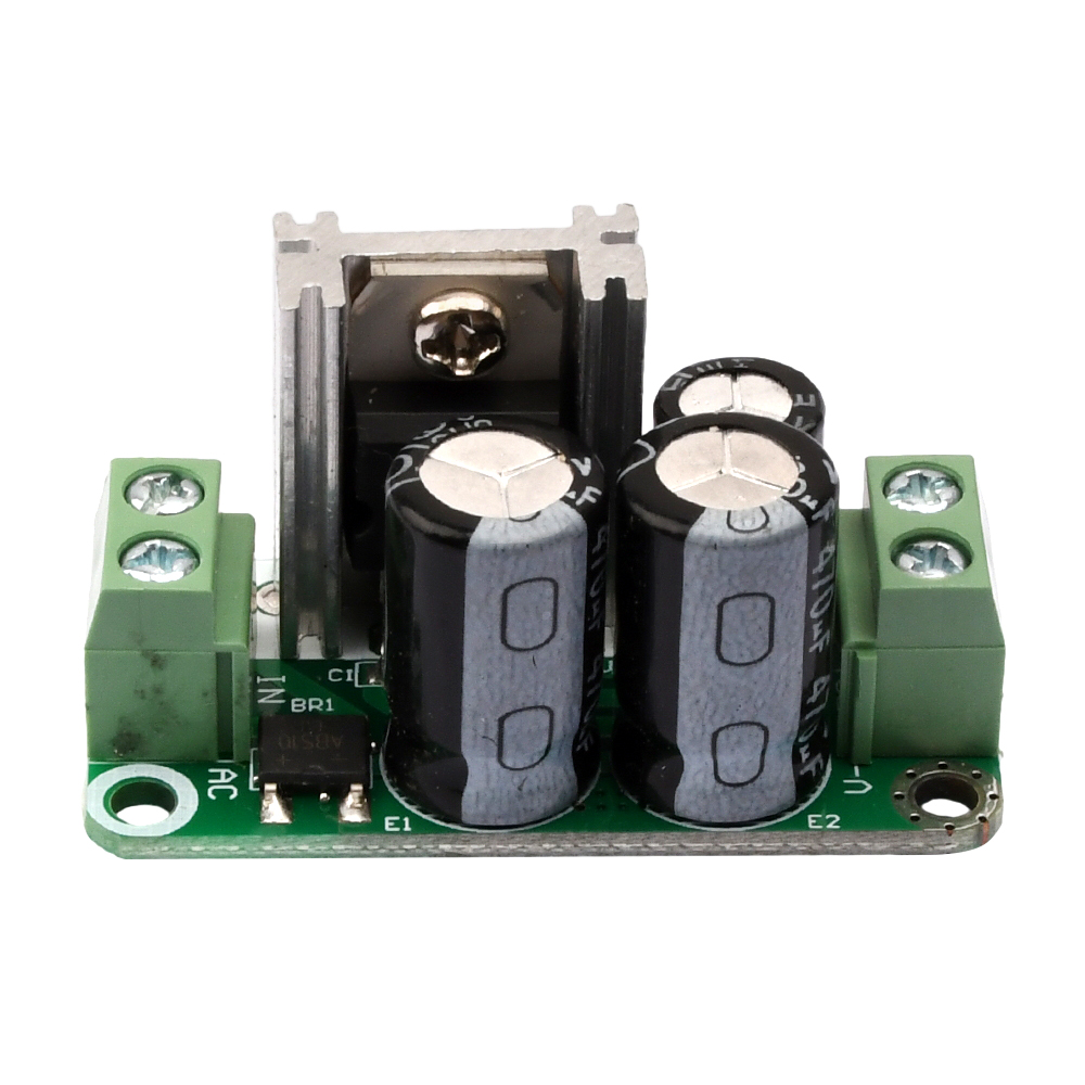 Einzelnes geregeltes Netzteilmodul DC 5V 6V 9V 12V 15V 24V Gleichrichterfilterplatine 7805/ 7809/ 7812/ 1A für Audioverstärker