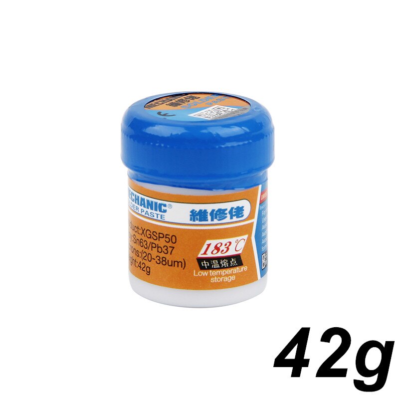 EBRT solder paste flux paste XGSP30 XGSP40 XGSP50 XGSP80 Mobile phone PCB repair medium temperature solder paste: XGSP-50-42g