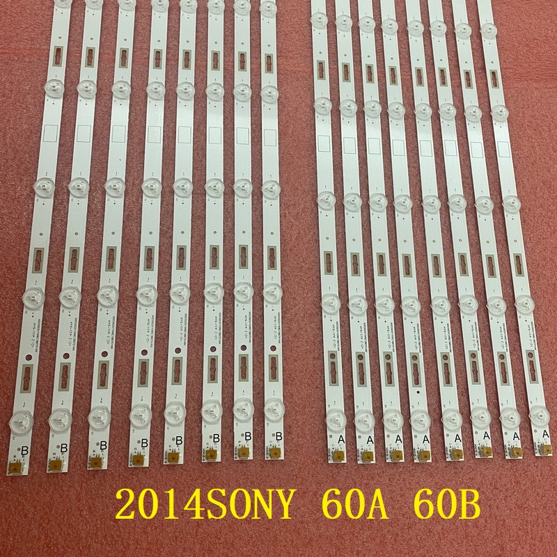 Tira de luces LED, accesorio para SONY KDL-60W610B KDL-60W605B KDL-60W630B 2014TV 60A 60B PU1 3228 08, KDL-60WM15B