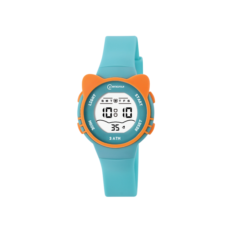 Kids Watch Girls Boys Pink Cute Meow Star Watches Children Sstudent Waterproof Alarm Clock Digit Electronic Watch: Pink