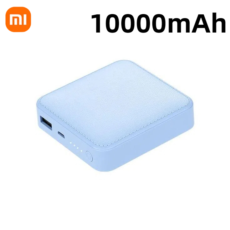 Xiaomi 30000mAh Large-capacity Mini Portable Power Bank Camping External Backup Battery Pack USB Outputs Super Fast Charging: green