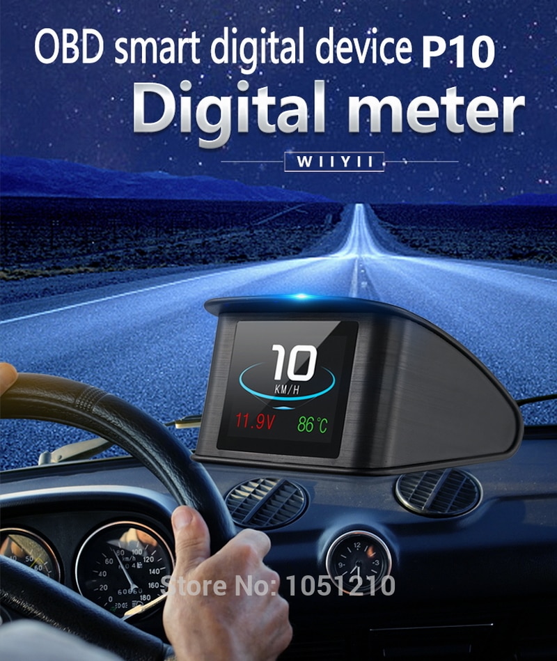 Ouchuangbo autocomputer head-up display obd 2 hud smart device ondersteuning remtest scan prm