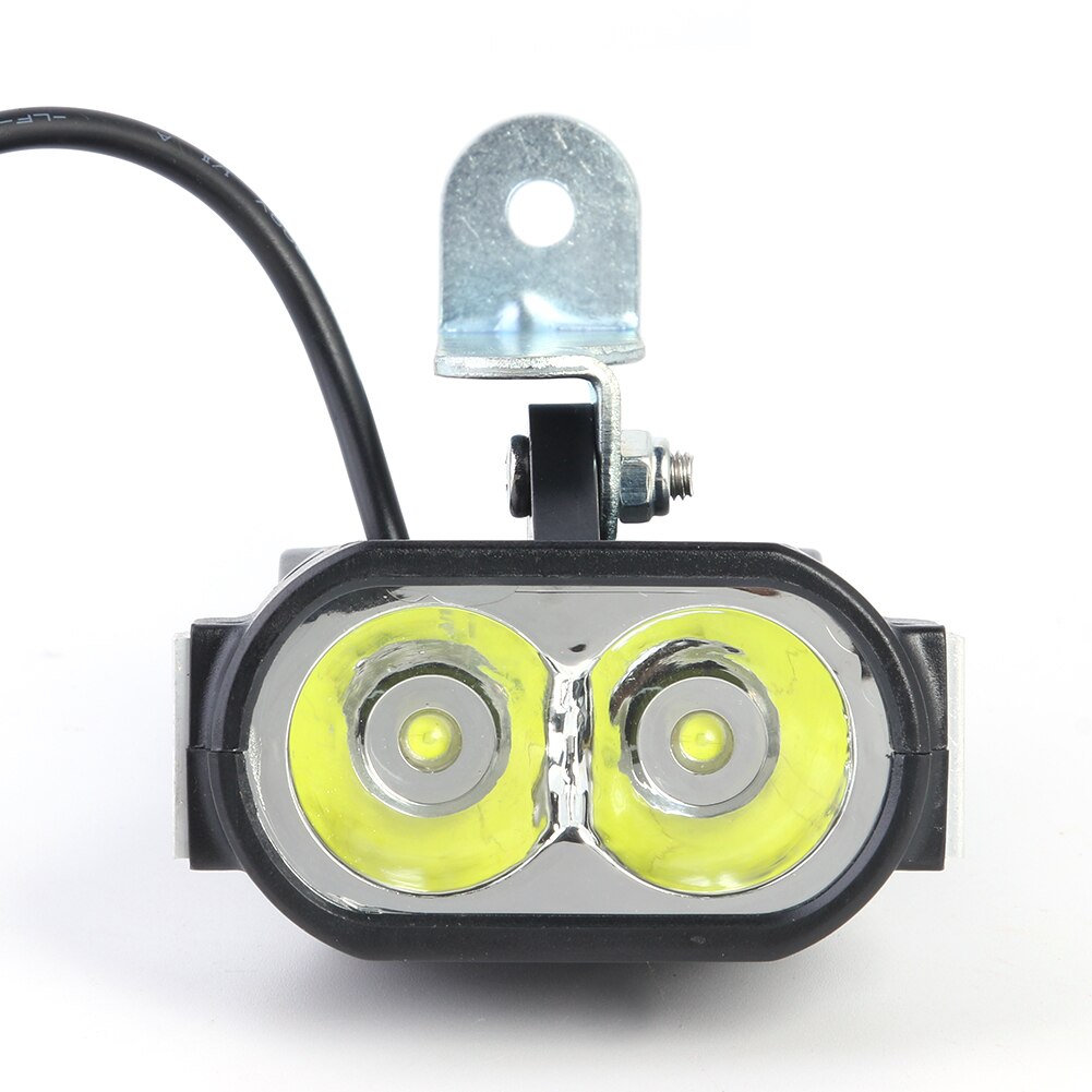 thumbnail image 2 of 2-in-1 LED Headlight & Horn For Electric Bicycles - 12V To 48V Universal E-Bike Front Lighting 2 of 12