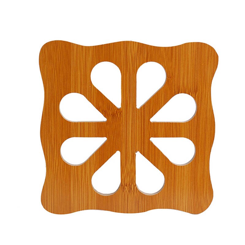 Placemats voor op tafel placemats bureau tafelmatten keukenaccessoires pot beker tegen bloesem bamboe onderzetters isolatiematten: Ander type 9