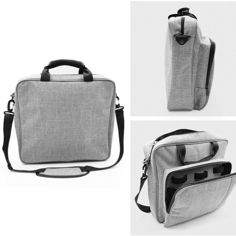 Nyeste opbevaringstaske bæretaske beskyttende skuldertaske håndtaske til playstation 4 -  grå