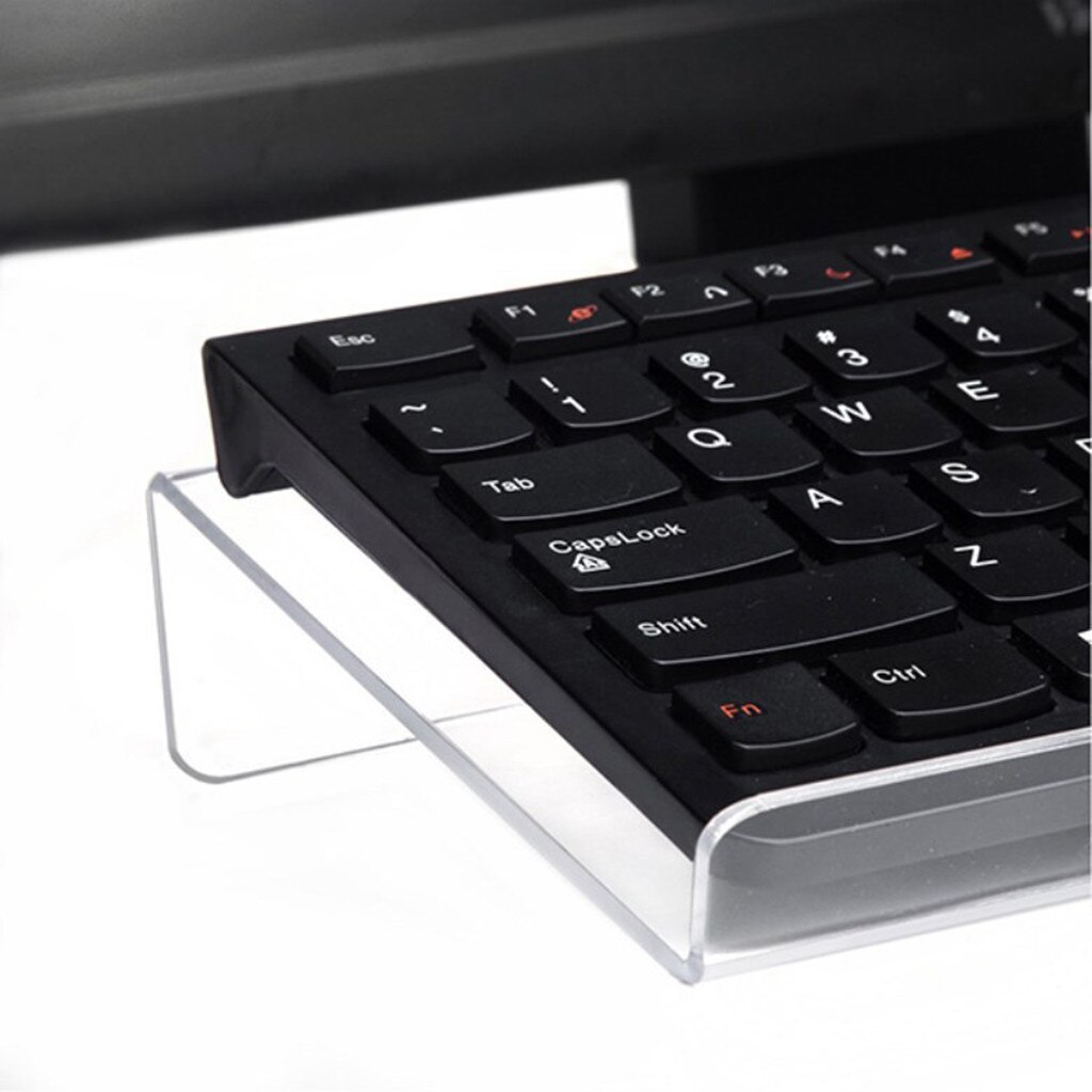 Office Acrylic Keyboard Bracket Advanced Tilt Computer Keyboard Bracket Office Stationery Acrylic Keyboards Lifting Frame