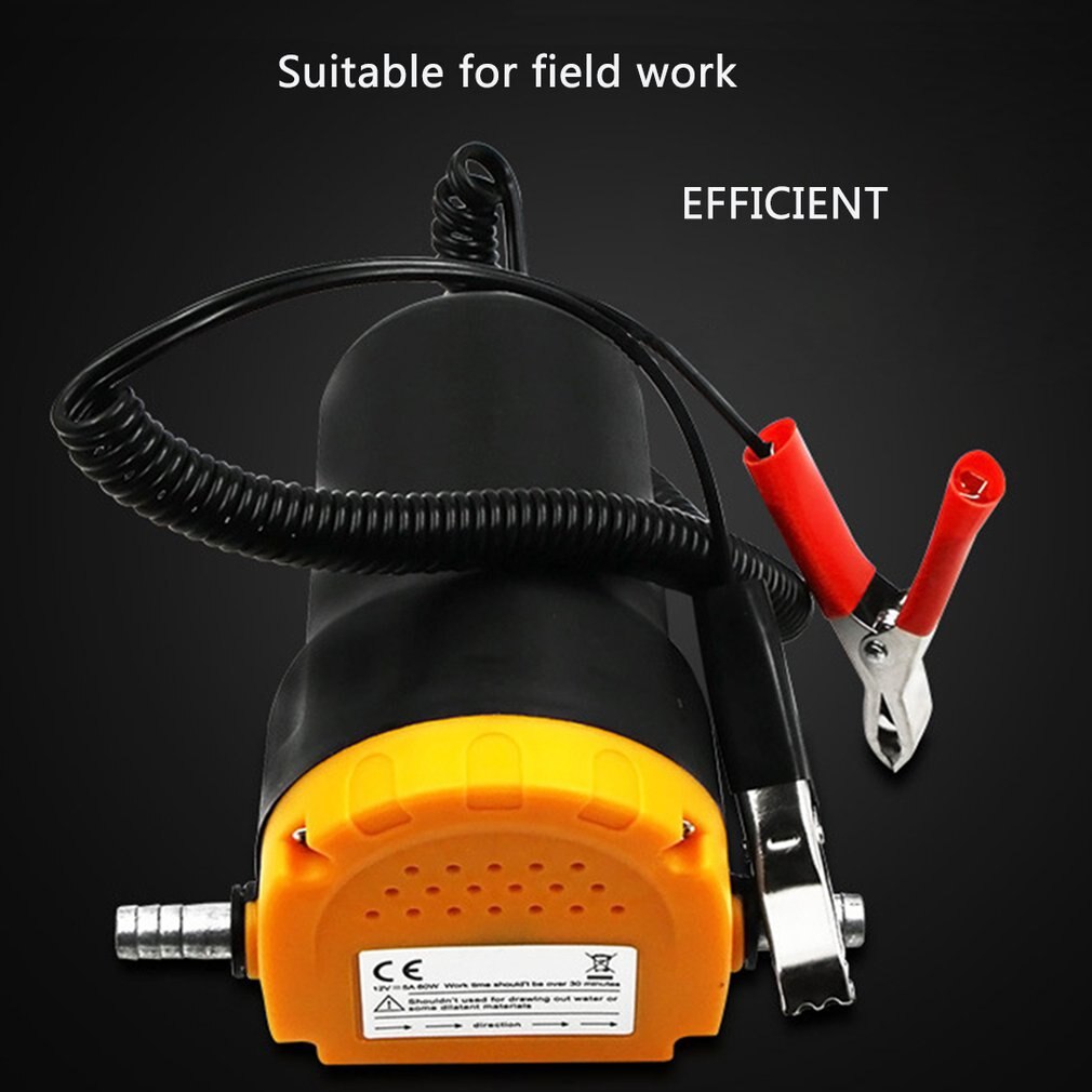 60w auto motor olie pumpe 12v/24v elektrisk olie/diesel væske sump udtræk brændstof overførsel sugepumpe bådmotor