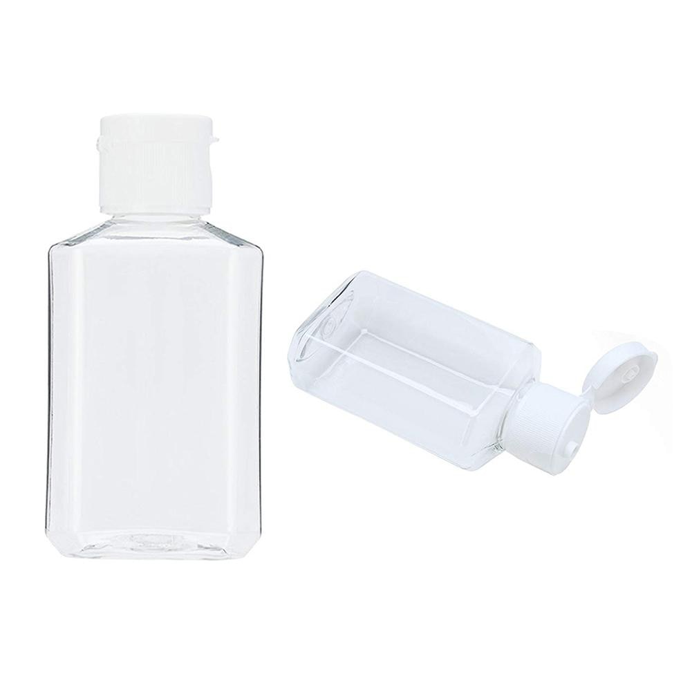 20Pcs 60Ml Draagbare Reizen Clear Lege Navulbare Sanitizer Vloeibare Zeep Fles Plastic Mini Container Lege Cosmetische Containers
