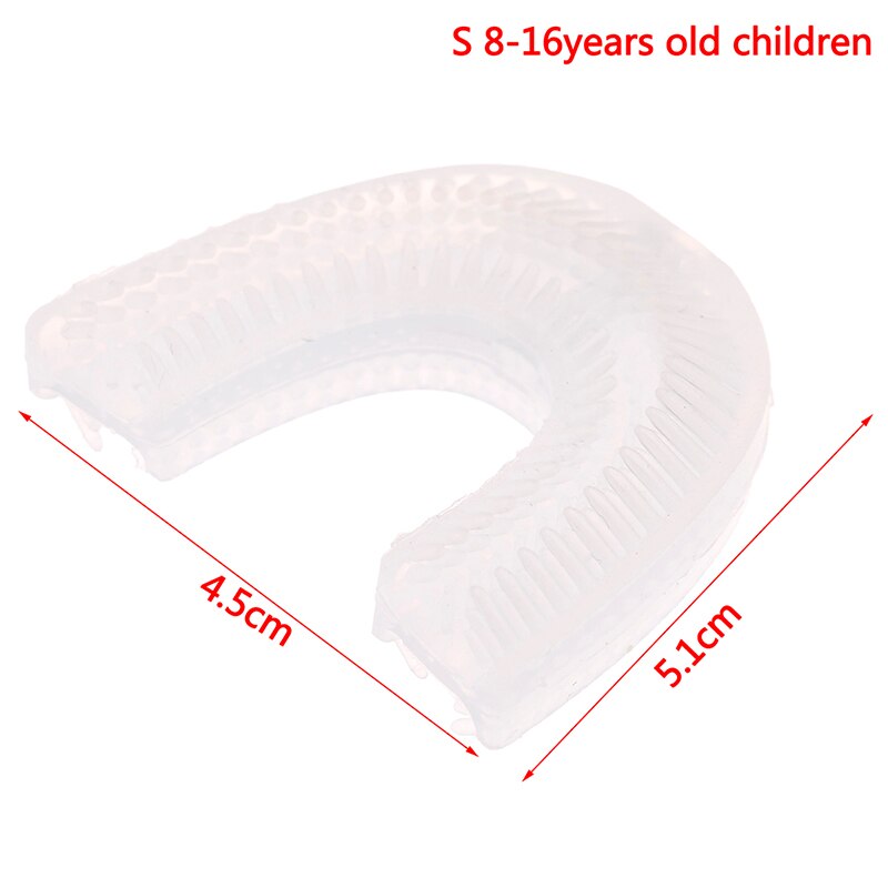 Electric Toothbrush Head Sonic Clean Replacement Toothbrush Heads Silicone Brush Teeth Heads 360 Degree U Type Automatic: for 8-16 year old