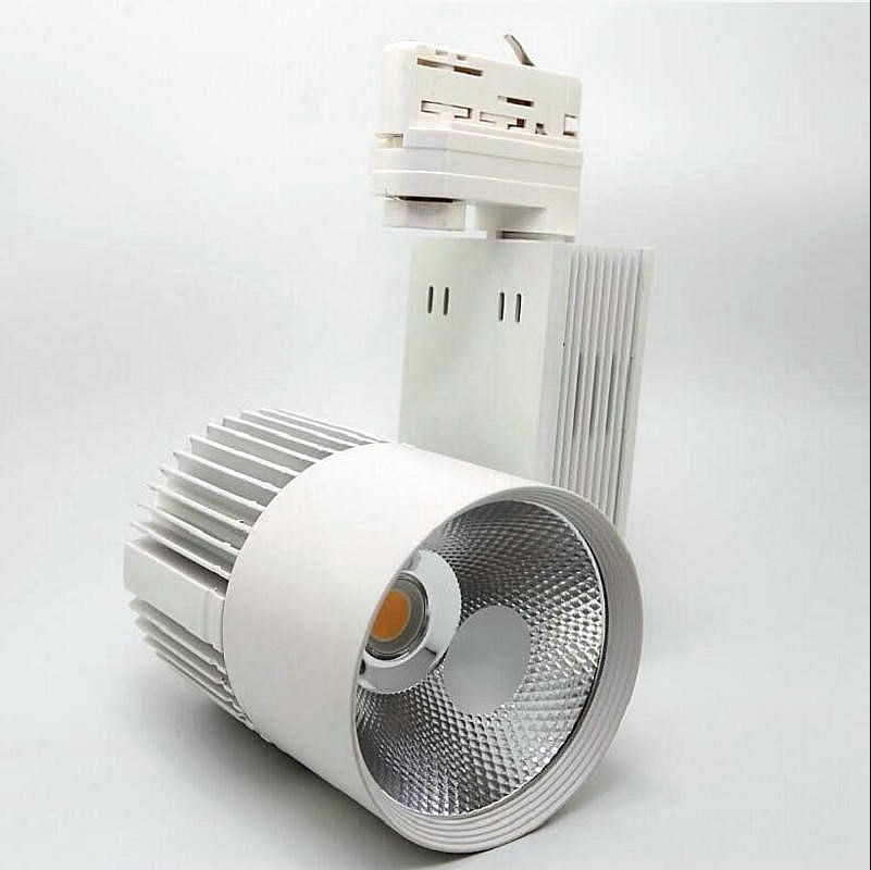 2 lijn 3 lijn 4 Draden 3 Fase LED Spoor Licht 40W Dimbare COB Rail Licht LED Spoor Spot licht Kledingwinkel LED Plafond Lamp