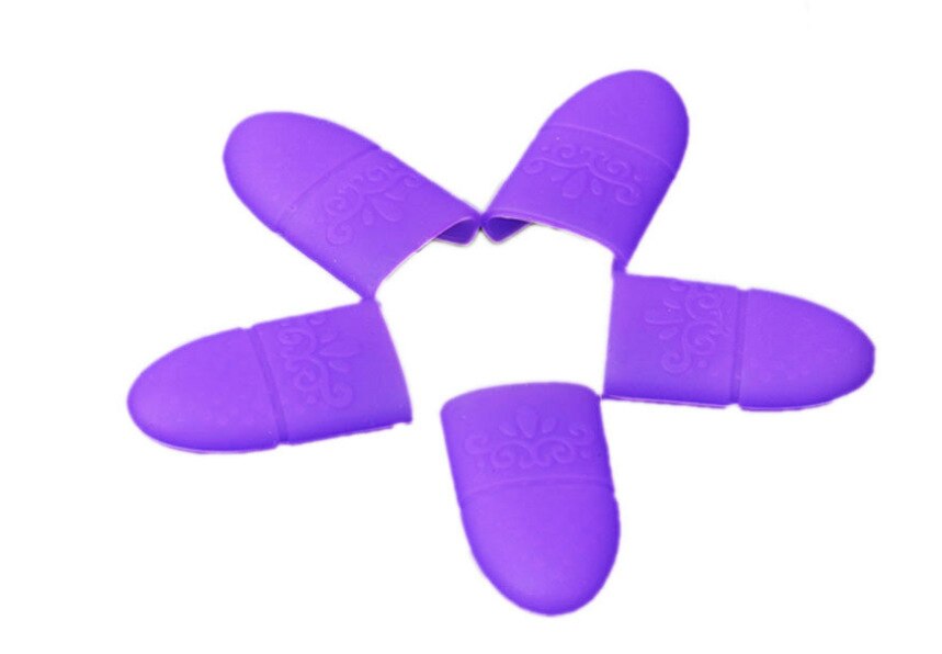 Bouchon en Silicone pour enlever le vernis à ongles, outils de manucure réutilisables