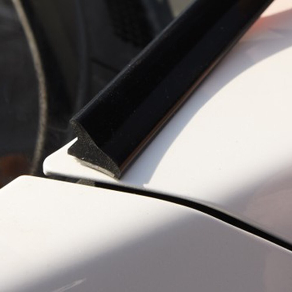 Voorruit Afdichting Strip 1.8M Auto Zwart Front Rubber Trim Wind Deflector