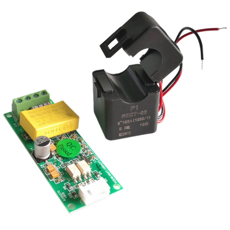 Opdateringsversion ac enfaset multifunktion ampere meter watt effekt volt amp kwh med split ct til arduino