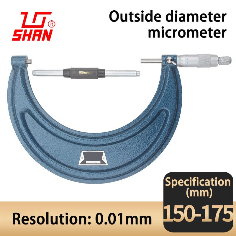 Outside micrometers 150-175 mm 0.01 Large range Ou... – Grandado
