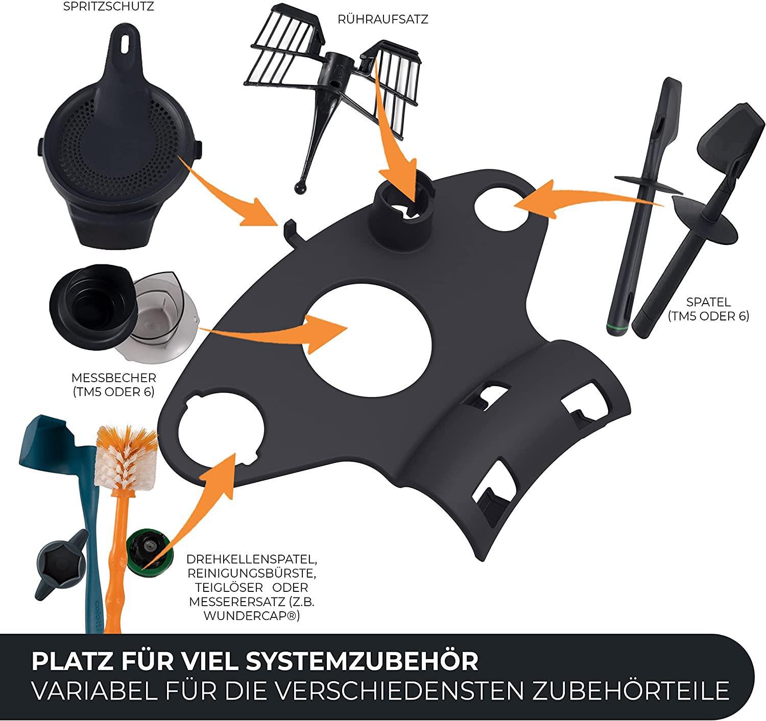 Küchen regal für Koch werkzeug halter Platz für bis zu 5 Zubehör geeignet für Thermo mix Zubehör tm5 tm6