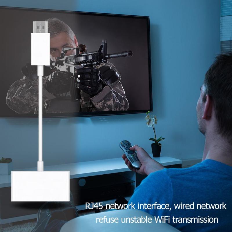 Ezcast Magicether Naar Hdmi Draadloze Wifi 1080P Scherm Mirroring Adapter Draad