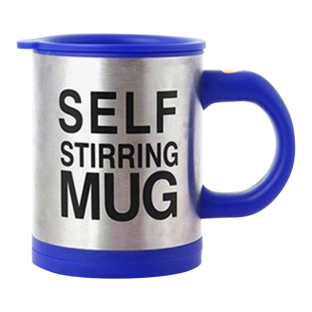 Automatic Stirring Cup Coffee Milk Tea Mixing Mug Electric Lazy Smart Cup: Navy