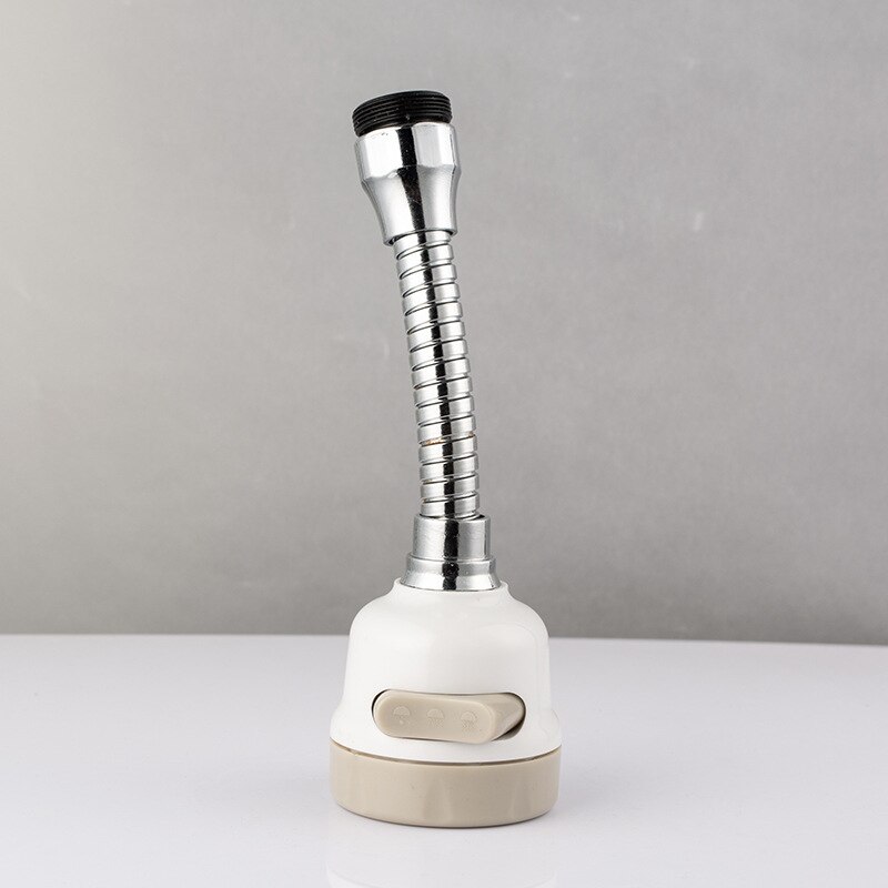 Grifo aireador de cocina 2/3 modos ajustable filtro de agua difusor ahorro de agua boquilla para grifo conector alargado: Long A