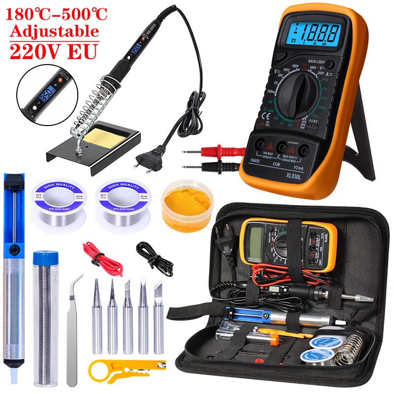 Adjustable Temperature Electric Soldering Iron kit... – Grandado