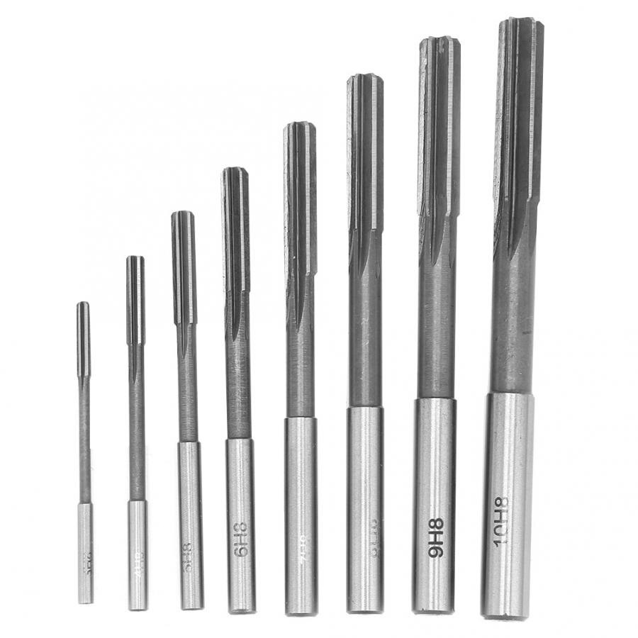 Adjustable Reamer 8pcs HSS H8 Straight Shank Machine Reamer Set 3/4/5/6/7/8/9/10mm Conduit Reamer