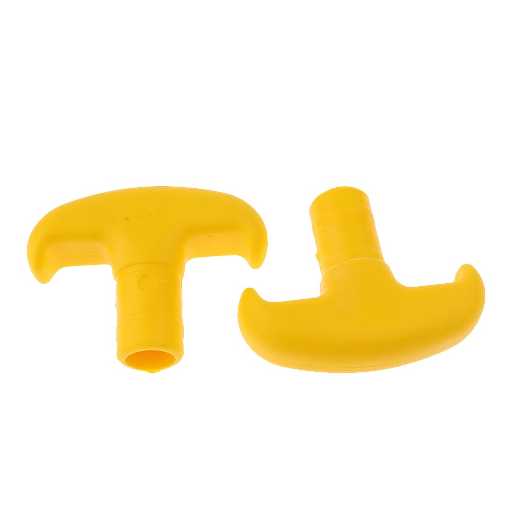 2Pcs Palm Grip Kano Peddel T Handvat Voor Kayak Boot Vlot Surfplank 2Cm As
