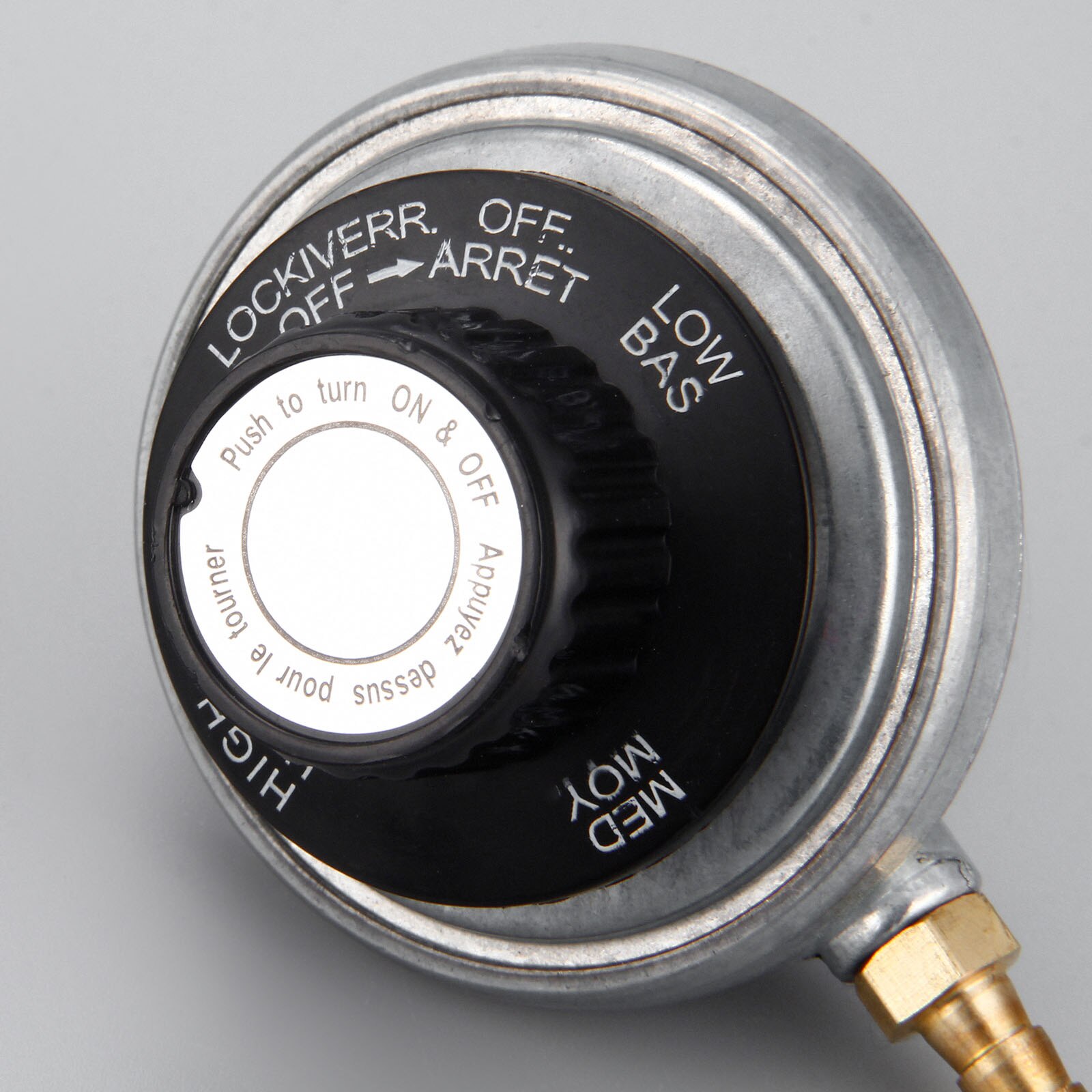 1PC Ropane Tank Low Pressure Gas Regulator With 1/4 Barb Connection 1-20 UNEF Inlet