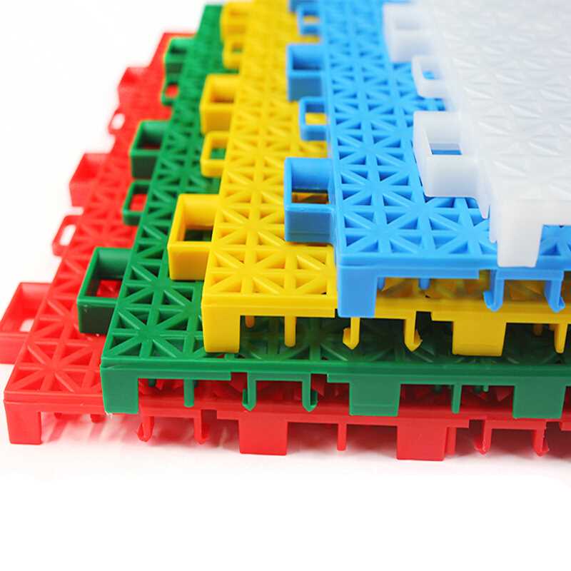 10 x 10 i diy skjøteteppe teppe tykt pvc antiskli hul matte kjøkken dårlig dårlig dusj dekk balkong basseng dreneringsmatter