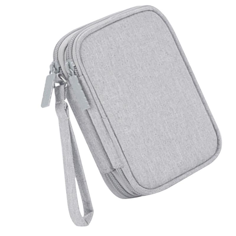1 pc multiuso fone de ouvido recipiente saco de armazenamento do telefone móvel