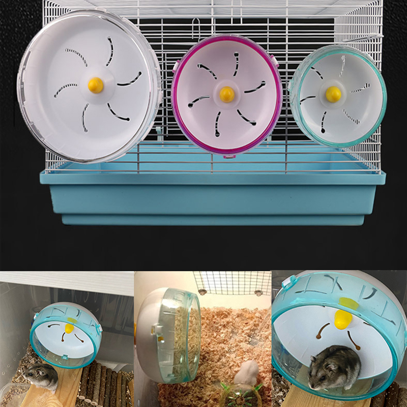 3 Maten Hamster Running Disc Toy Stille Rotatory Jogging Wiel Huisdier Sport Wiel Speelgoed 3 Kleuren Roterende Wiel Huisdier producten