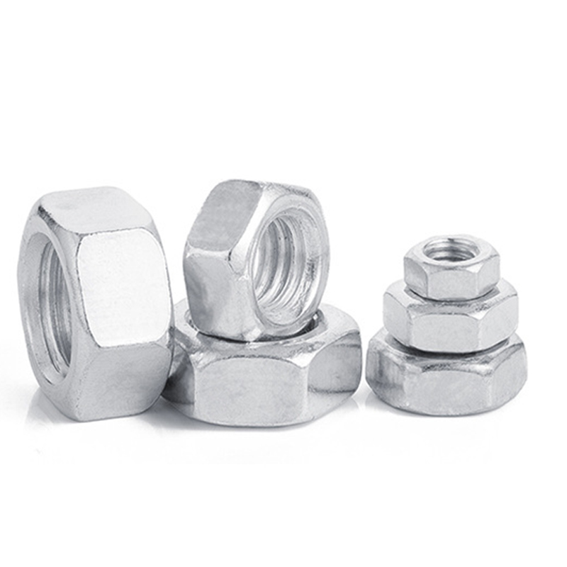 Écrous hexagonaux hexagonaux en acier inoxydable 304, 10 pièces/lot, DIN555 M2 M2.5 M3 M3.5 M4 M5 M6 M8 M10