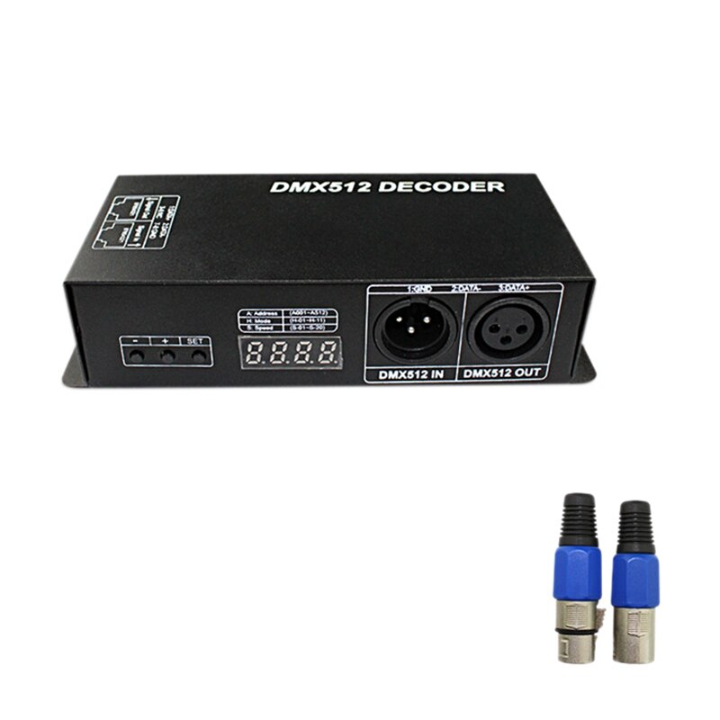 3CH RGBW DMX 512 Decoder LED Regler 3 Kanal x 4A m... – Grandado