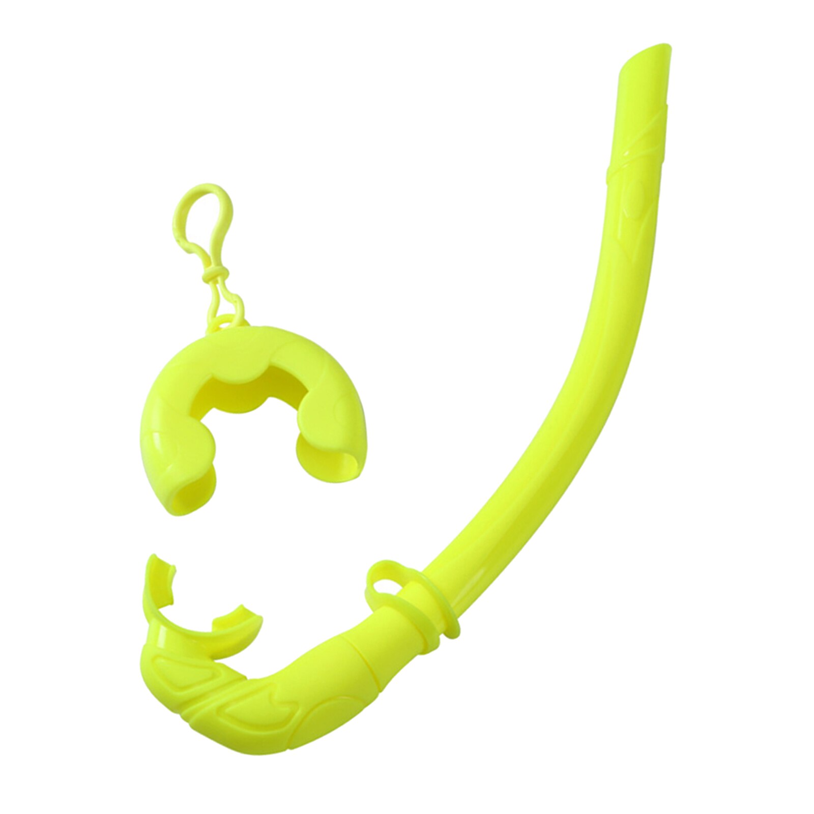 Premium Nat Snorkel Adem Snorkelen Adem Buis Diver Gear Apparatuur: Yellow