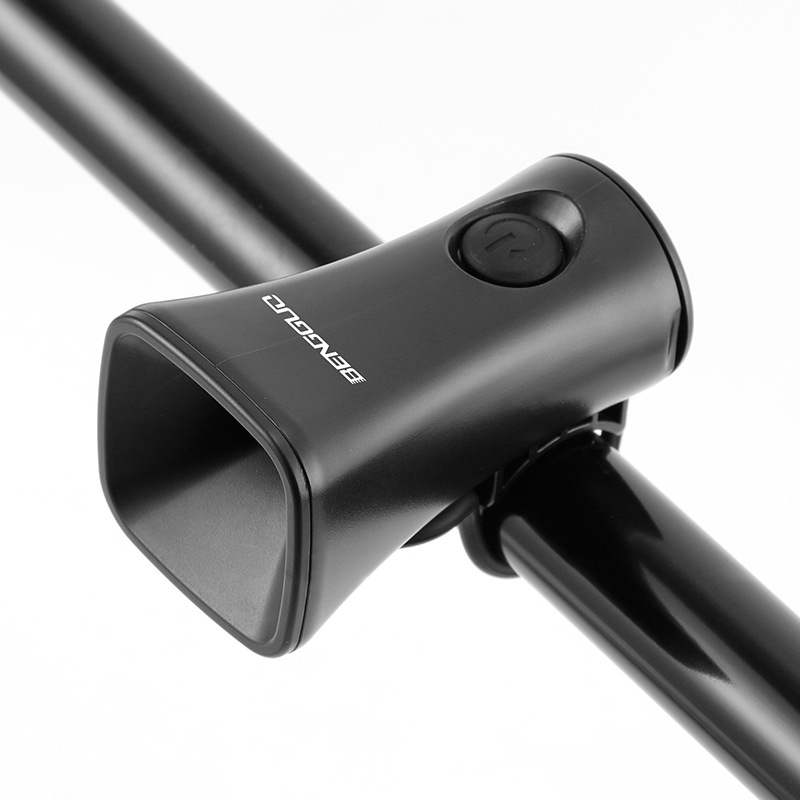 Fahrrad elektrische Hupe laute Warnung Sicherheit elektrische Glocke Polizei Sirene für Fahrrad Lenker Alarm Ring Glocke Roller Fahrrad Türklingel: Black