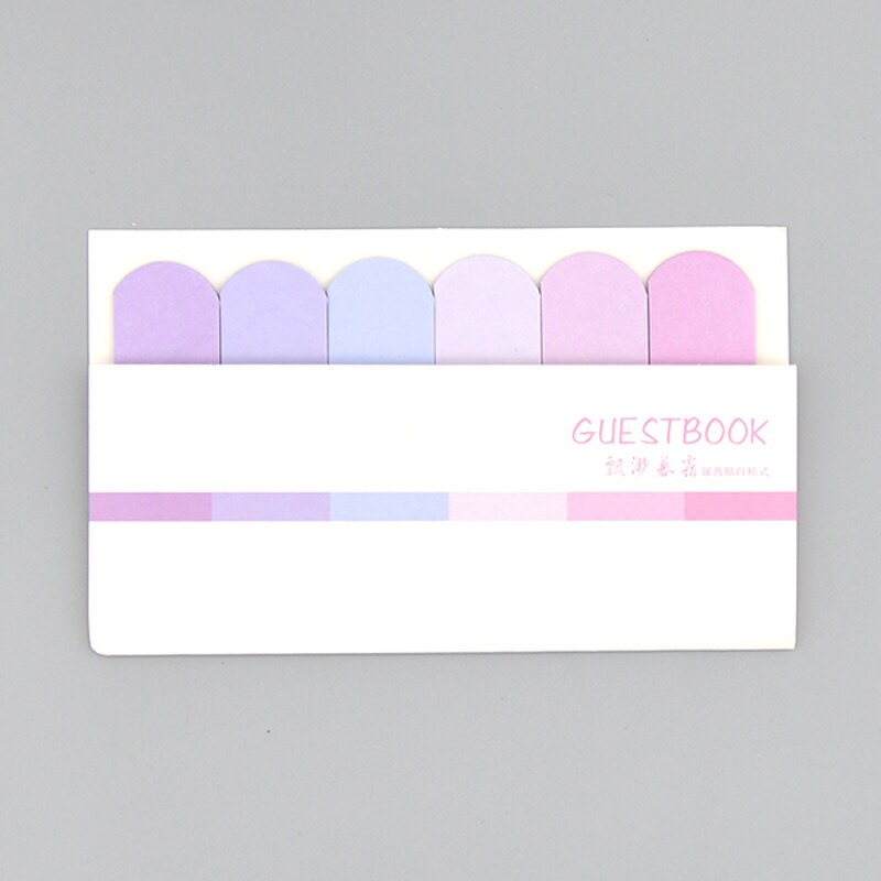 120 Pages gradient sticky notes Stationery Sticker index Posted It Planner Stickers Notepads Office School Supplies