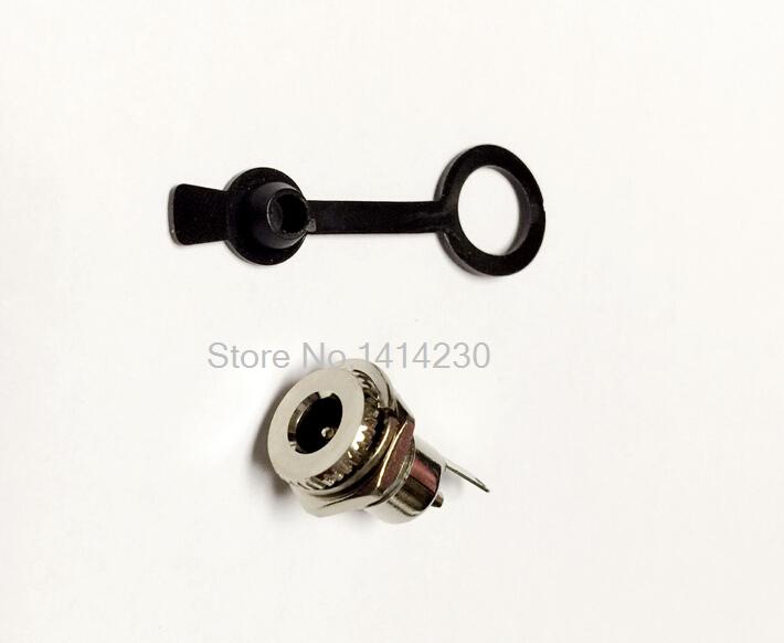 1Pc 5.5 mm x 2.1mm DC Power Jack Socket Female Panel Mount Connector 10A 30V