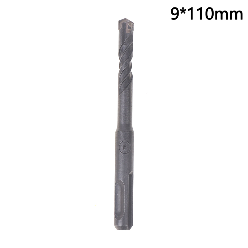 Broca de puntas cruzadas de carburo SDS Plus, 4/5/5, 5/6/6, 5/7/8/9/10/12x110mm, para pared de hormigón, bloque de ladrillo, martillo eléctrico, mampostería: Azul