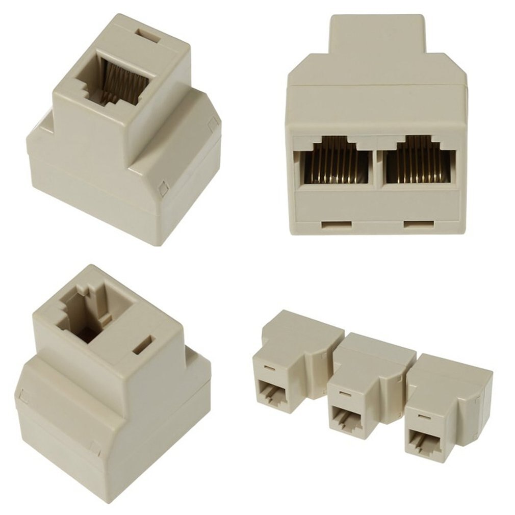 5ピース/セットイーサネットRJ45 1 RJ45メス2 RJ45メスネットワークlanイーサネットスコネクタ