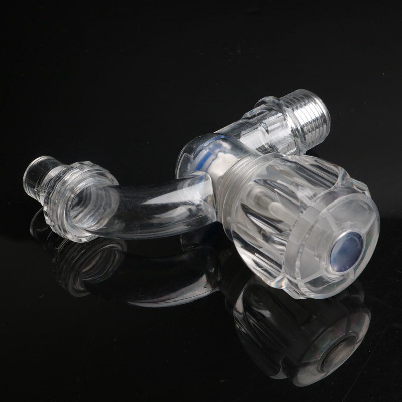 1pc 1/2 "3/4" gwint zewnętrzny przezroczysty kran bateria łazienkowa robić nawadniania ogrodu złącze pralka zawór wody