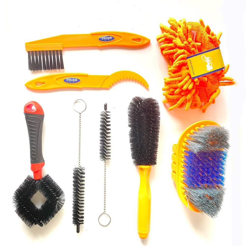 Bike Chain Cleaner Clean Machine Brushes Cycling Cleaning Kit Bicycle Brush Maintenance Tool for Mountain Road City BMX: B