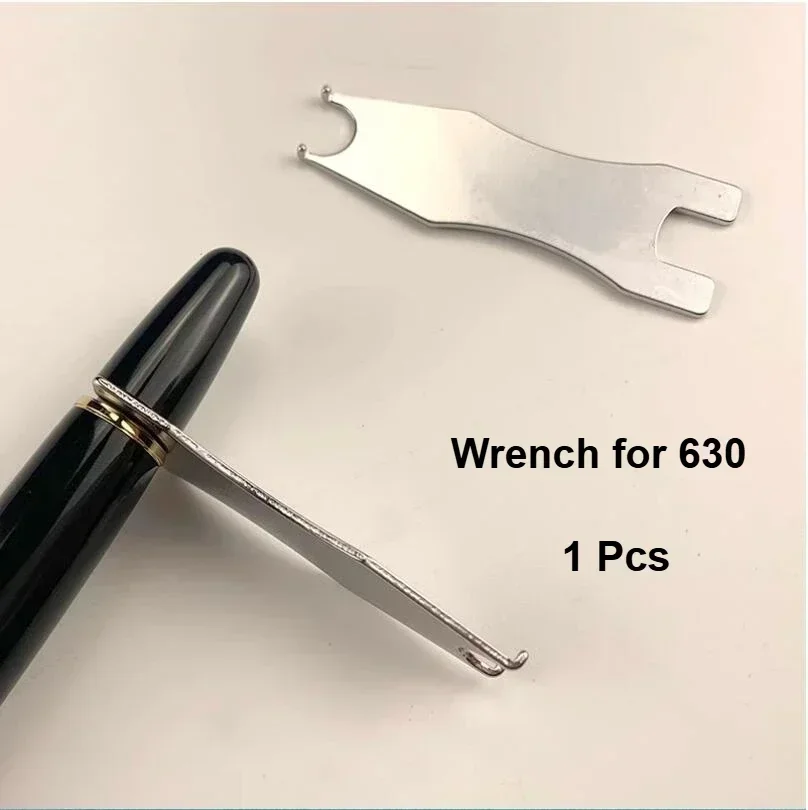 YONGSHENG/JUNLAI 630 pluma estilográfica de pistón cuerpo de resina grande NO.8 F punta Clip dorado caligrafía para estudiantes profesores: Verde militar