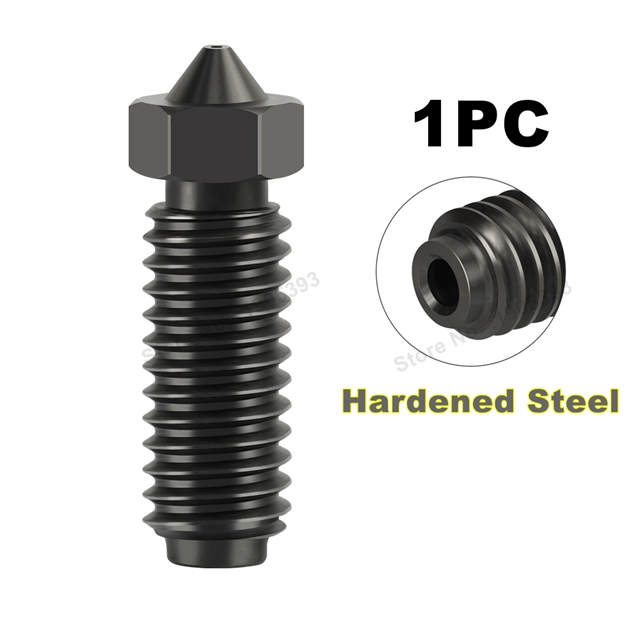 per Anycubic Kobra 3 Ugello Ottone Acciaio Temprato Ugello Stampante 3D per Anycubic Kobra 3 Combo Kobra3, 0.2 0.4 0.6 0.8 1.0mm: 1.0mm / bianca