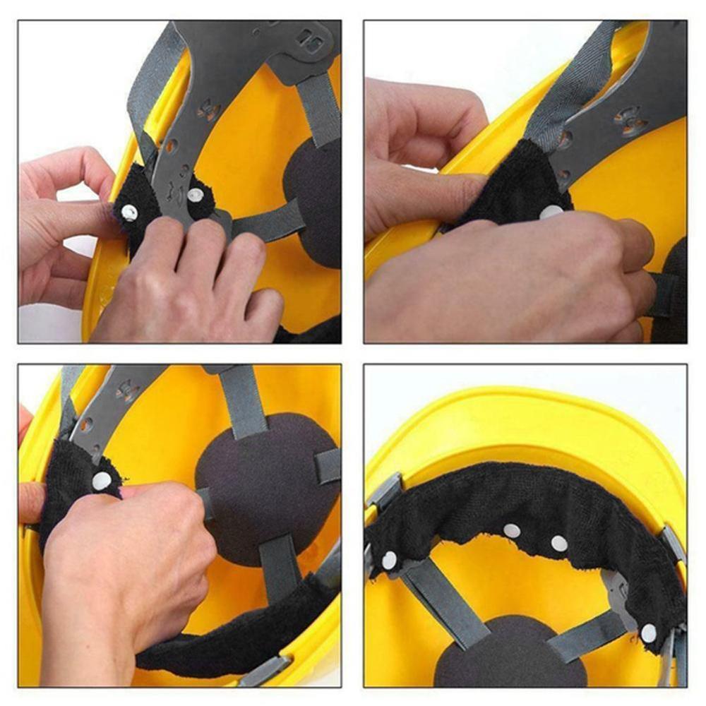 1pc rozpraszanie ciepła pstryknąć-na kask potnik ciepło łatwo mocuje wielokrotnego użytku ręcznik robić ocierania potu odpowiedni robić wszystkich czapek