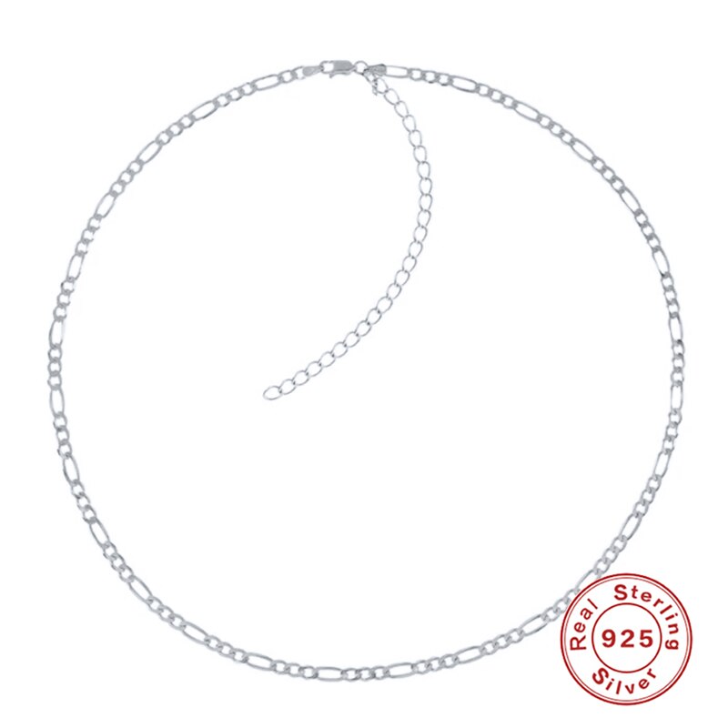 ROXI Classic Chain Clavicle Necklaces for Women Choker Gold/Silver Necklace Fine Jewellery Chains Sterling Silver 925 Collares