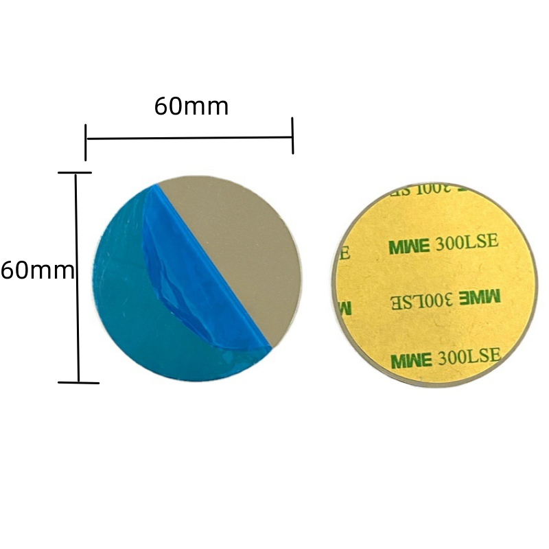 5pcs 50mm 60mm 70mm 0.5mm thick Metal Plate disk iron sheet for Magnet Mobile Phone Holder For Magnetic Car Phone Stand: black