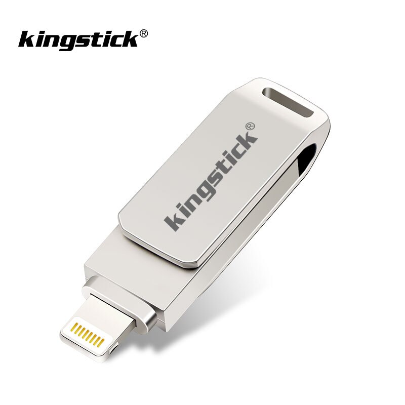 Clé USB en métal 2 en 1 pour iphone 6s 7plus, disque U d'apple